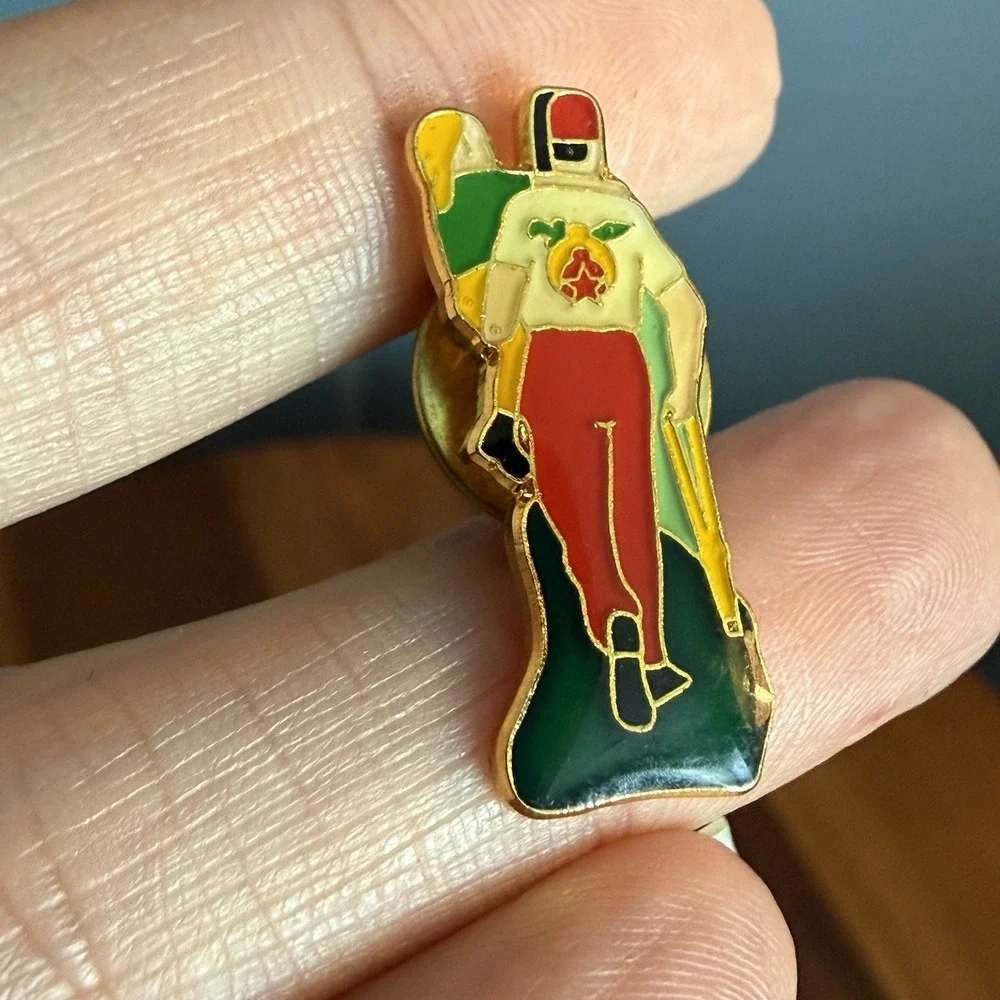 Vintage Shriners Provost Guard Lapel Pins Lot of 3 Masonic Enamel Fraternal